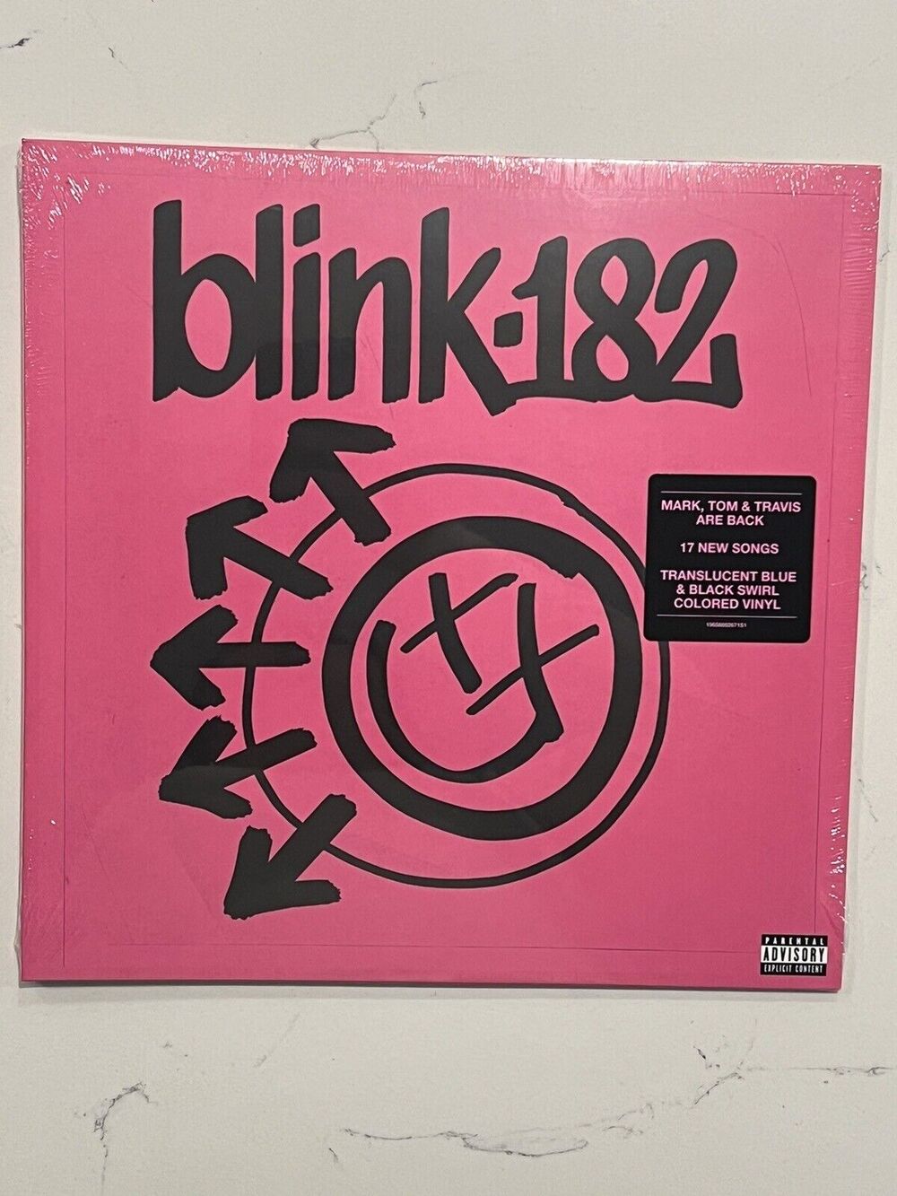 Blink-182 One More Time Limited Edition Blue & Black Swirl Vinyl